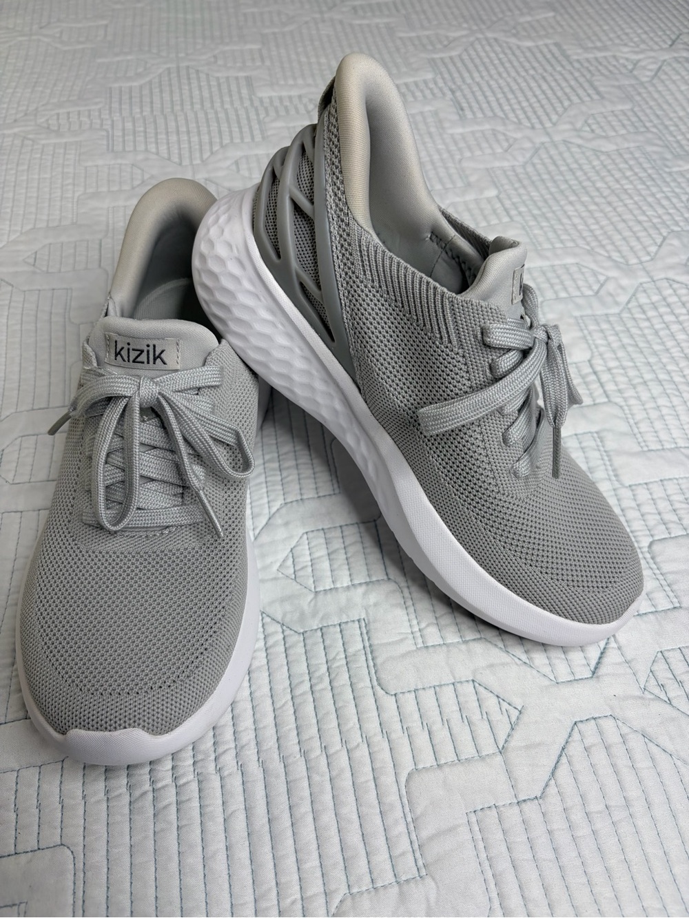 Kizik Athens Slate Grey Women’s Sz 6 Men’s 4.5 Athletic Sneaker
